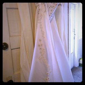 A wedding dress